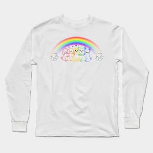 Rainbow Dogs Long Sleeve T-Shirt